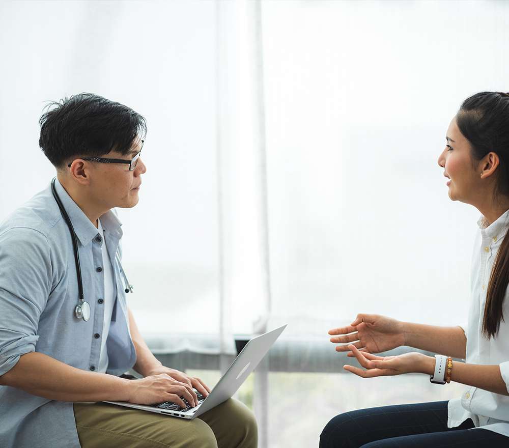 Consultation with a doctor